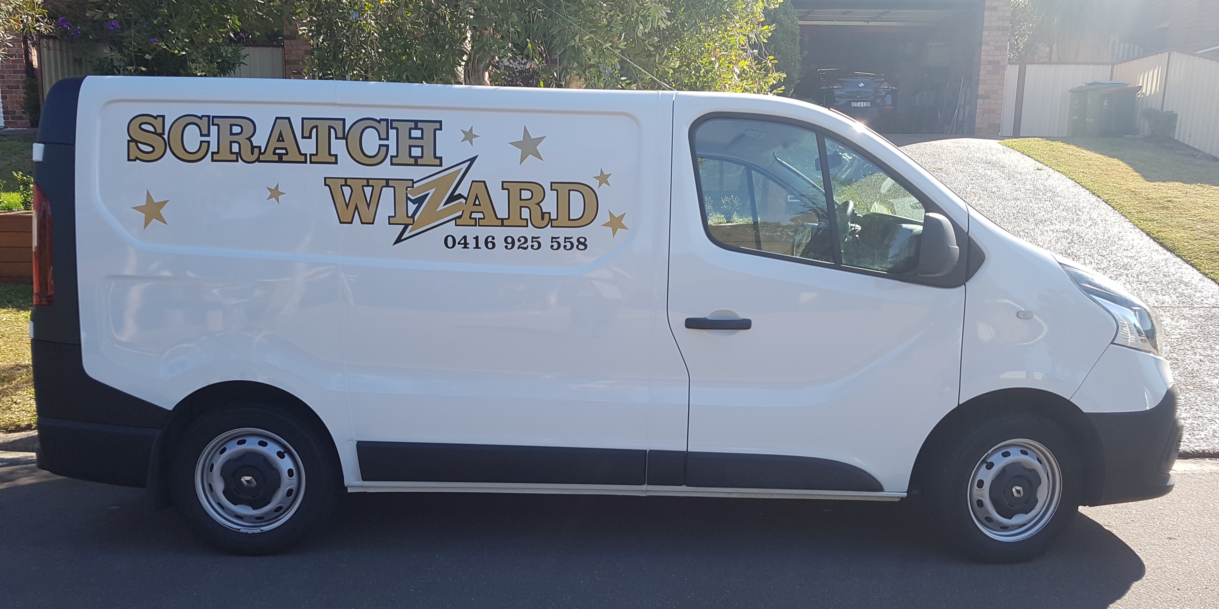 Scratch Wizard Work Van